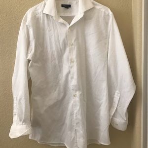 White button down
